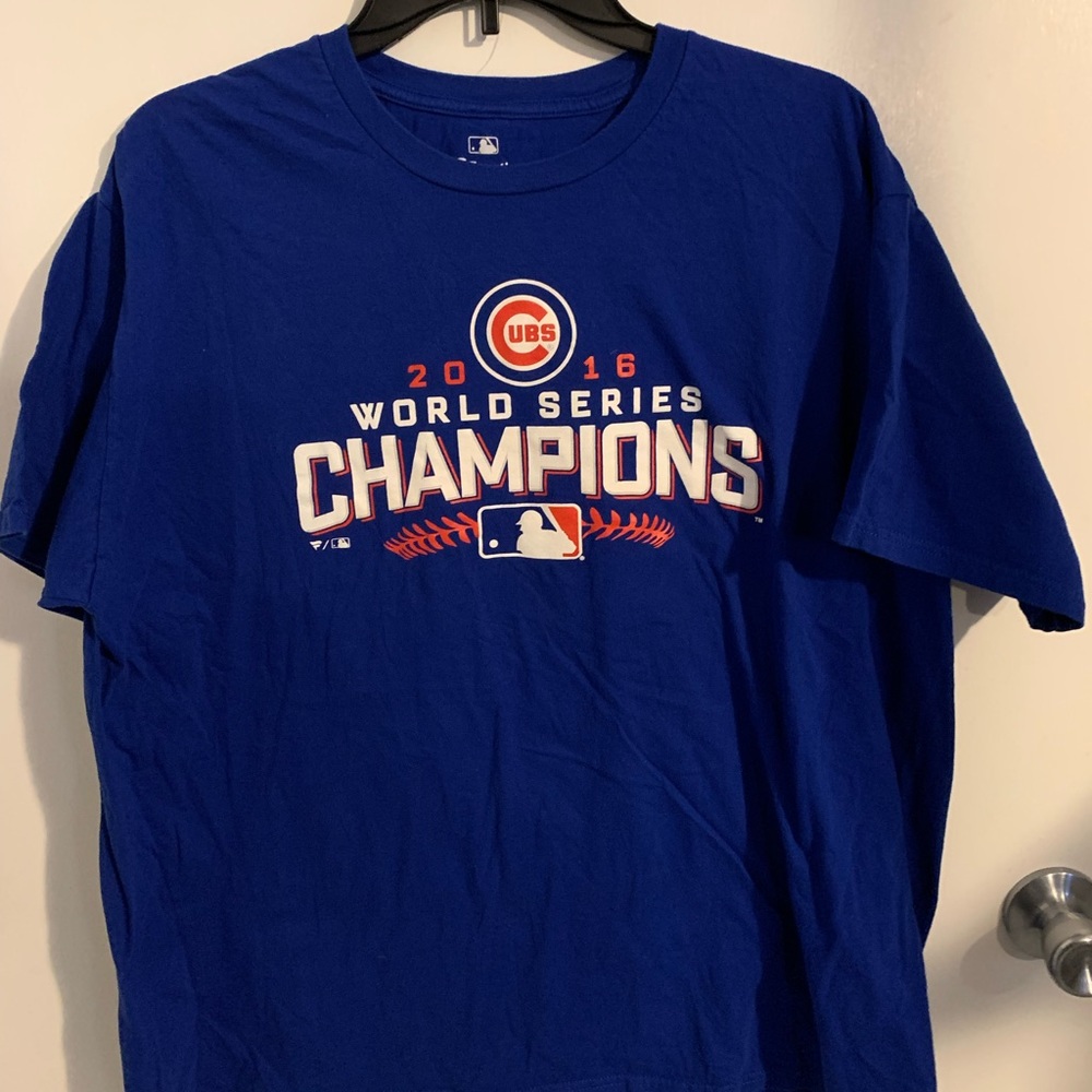 2016 Chicago Cubs World Series champions XXL tshirt! 100% cotton. Pristine cond.